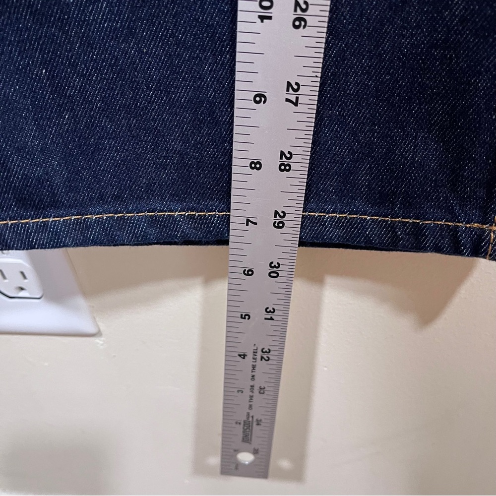 NWT Zadig & Voltaire perhaps blue denim Jeans size 24 
 wide leg women’s - Picture 8 of 14